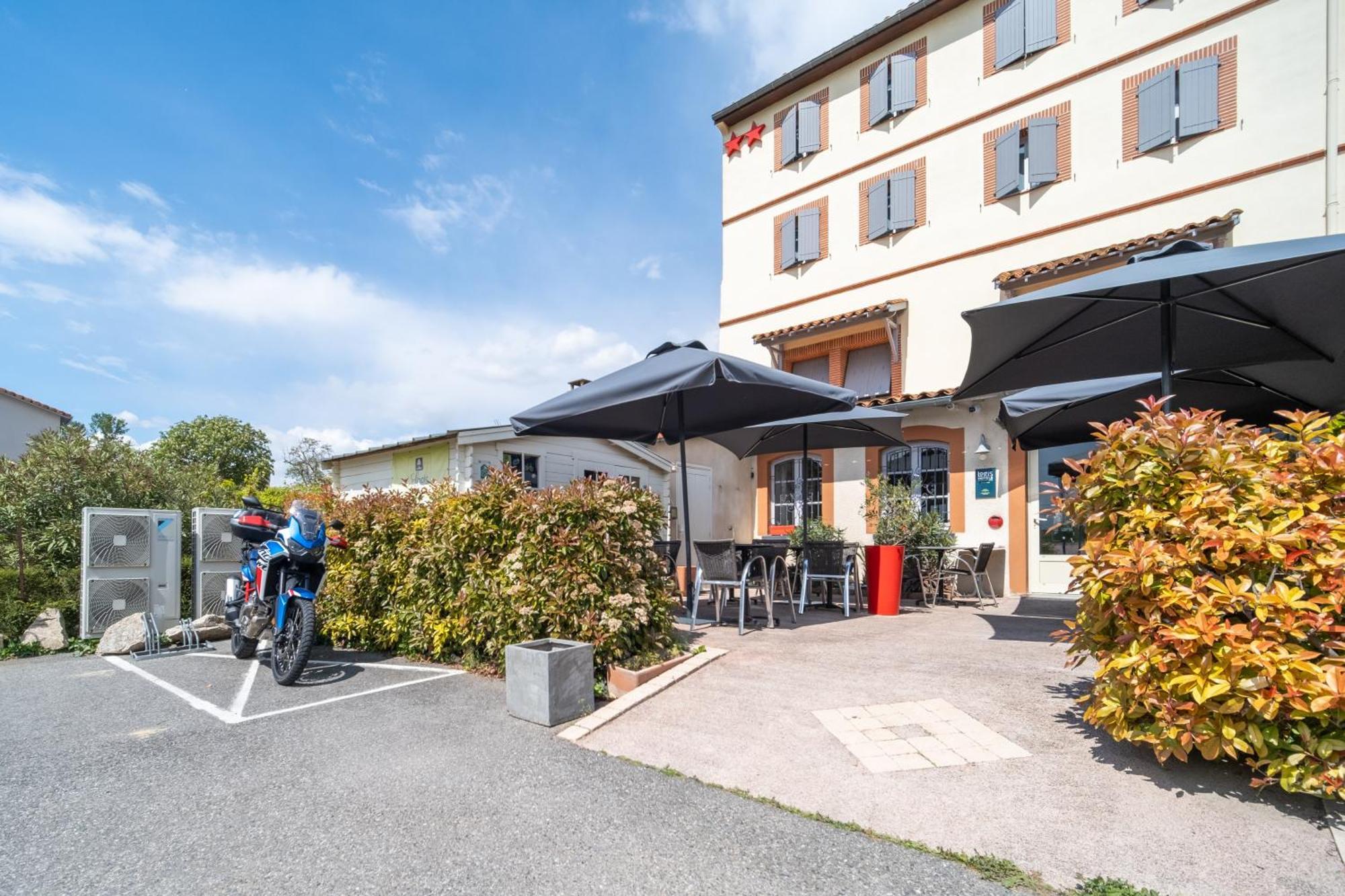 Hotel Restaurant Du Lauragais Logis De France Вильфранш-де-Лораге Экстерьер фото